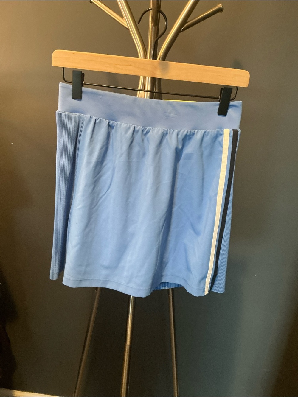 all in motion Light Blue Athletic Skort with Side Stripes